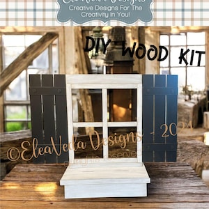 Interchangeable Window DIY Wood Kit, Interchangeable DIY Wood Kit