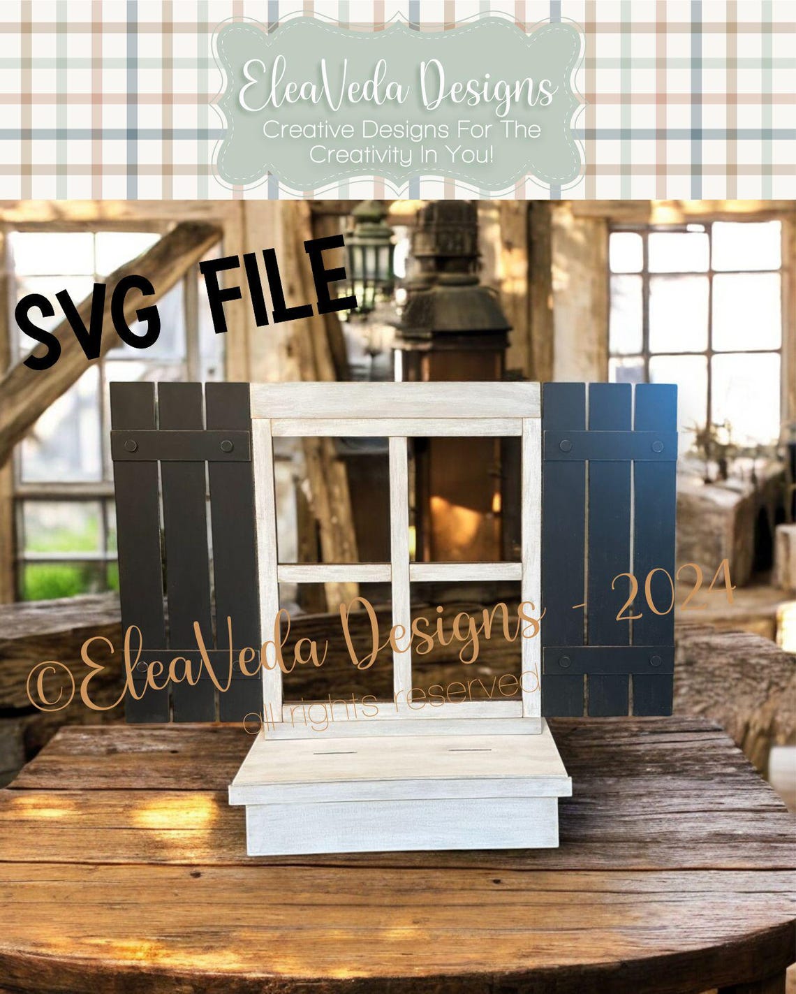 Interchangeable Window SVG File, SVG Laser File, Glowforge ...