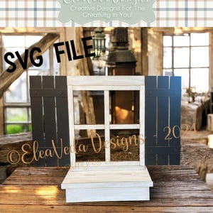 Interchangeable Window SVG File, SVG Laser File, Glowforge, Interchangeable SVG File, Holiday Svg File, Interchangeable Laser File