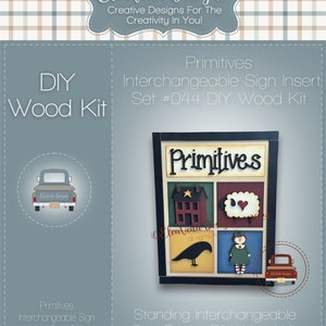 Kit de bricolaje de letreros de pie intercambiables primitivos, kit de bricolaje de letreros intercambiables, kit de bricolaje de otoño, kit de bricolaje intercambiable