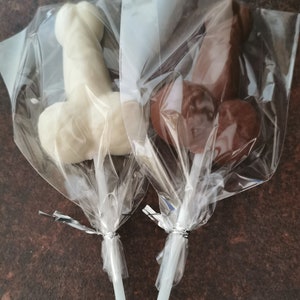 Mature Product* Handmade Chocolate Willy Lollies. Great for Valentine, Hen Do's & Parties Funny, Rude Gift.