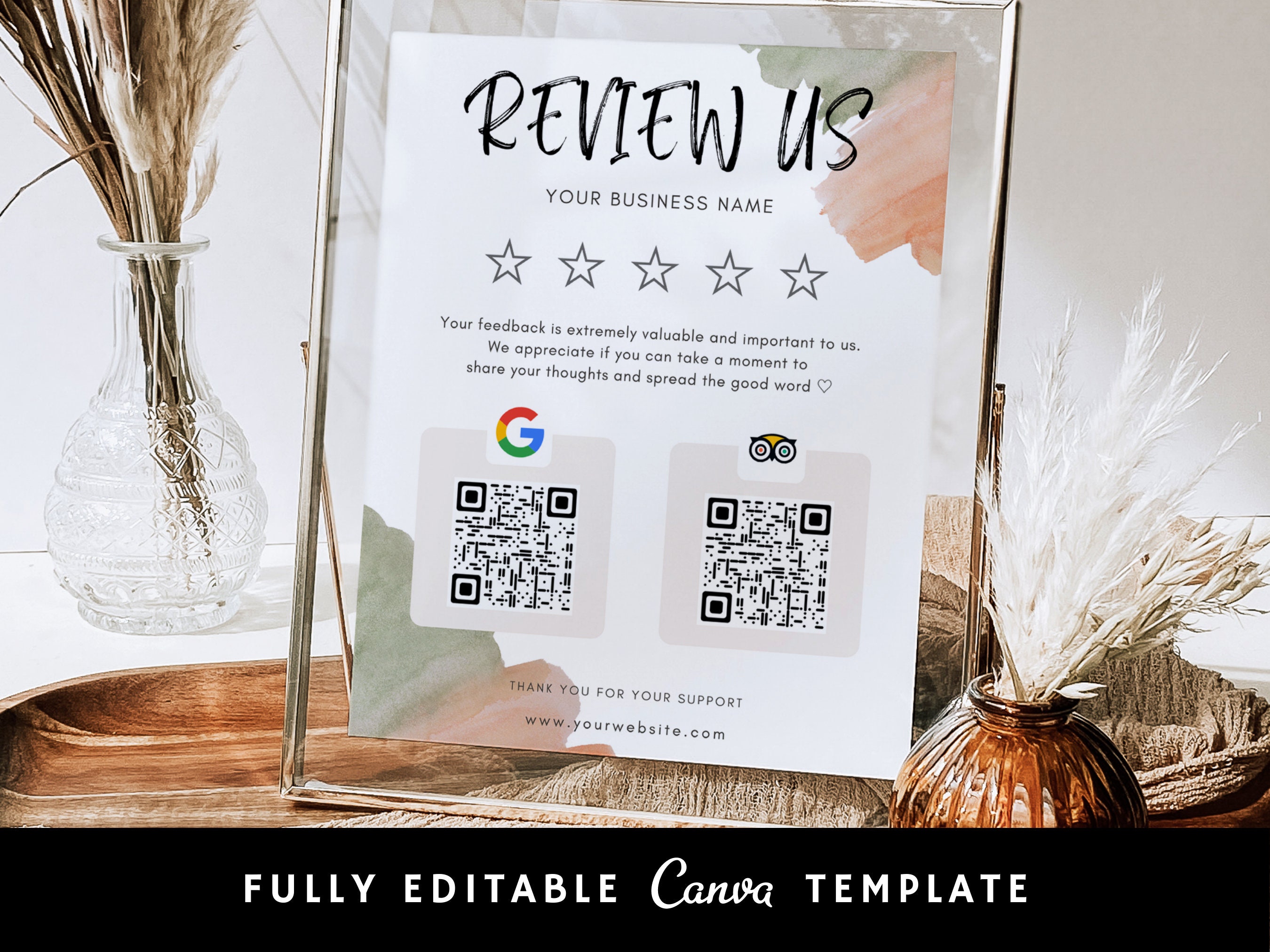 Buy Review Request QR Code Sign Template Business Review Us Online In India Etsy