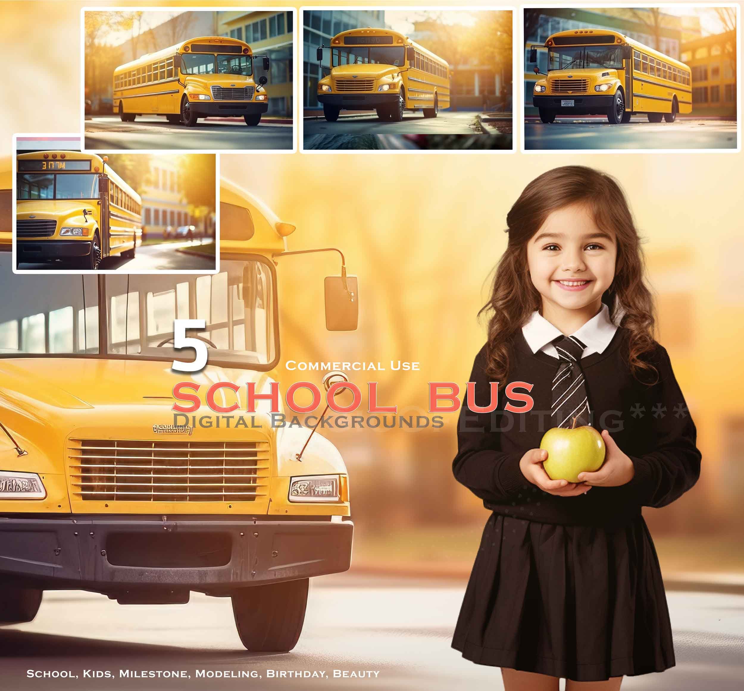 5 Back to School Digital Background Backdrop Preschool Elementary ...