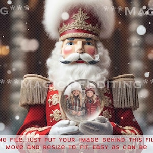 Pano de fundo digital do quebra-nozes, estoque de Natal, fundo de Natal, sucata, TikTok, inverno, sobreposições de neve, cartão comemorativo, Instagram, feriado