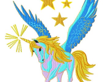 Embroidery file Pegasus 190 x 150 mm