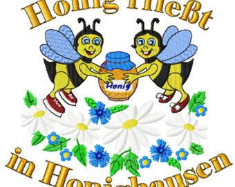 Embroidery design / Embroidery design bees