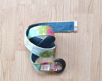 Handmade Boho Patchwork Fabric Belt made with Vintage Material