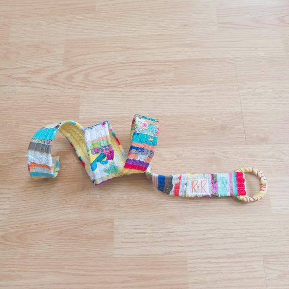 Handmade Boho Patchwork Fabric Belt : Bohemian Accessory - Etsy display picture 1