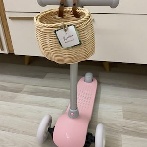Rattan Roller Korb - Kinder Korb - Kinder Roller Korb - KinderRad Korb