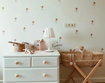 Poignée de bouton en osier naturel, rotin et bambou, boutons bohèmes pour commode, boutons en rotin pour commode, boutons d'armoires, poignées d'armoires modernes,