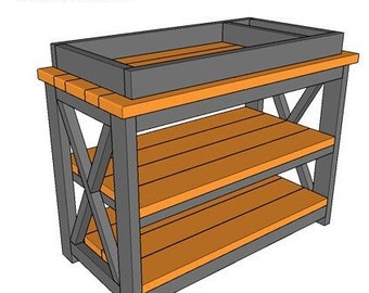 Baby Changing Table, Nursery Furniture, Woodworking Plans, DIY Furniture, Dresser Plans, Baby Room Storage