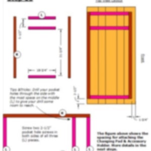 Baby Changing Table, Nursery Furniture, Woodworking Plans, DIY ...