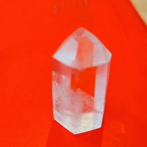 Zuiver en stralend bergkristal //J3// 24 g 39 mm Krachtige punt Natuursteen Kwarts Energie Mineraal Opladen Concentratie