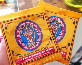 VIBUTHI powder Sacred ashes Incense Vibhuti vibooti product of India Indian ceremony and Malbar from Reunion