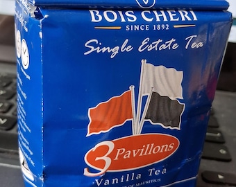 Té BOIS CHERI VAINILLA 125 g Té negro con vainilla, producto de la Isla Mauricio "reenvasado para envío por correo"