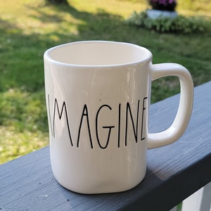 Rae Dunn Magenta Ceramic Coffee Mug | IMAGINE