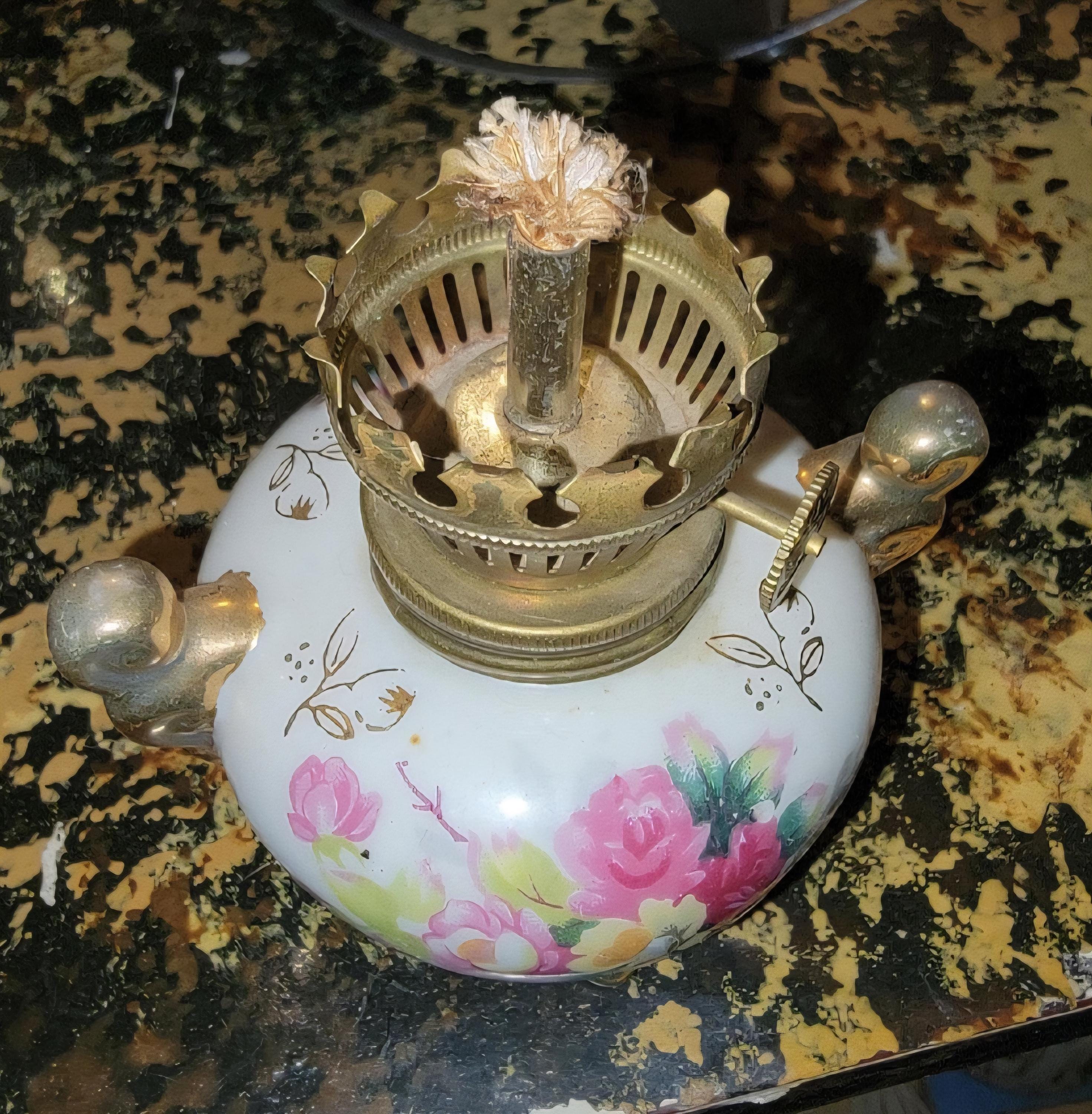 Vintage Miniature Oil Lamp | Japan - Etsy