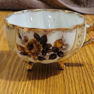 Vintage Trimont Japan Yellow Rose Teacup