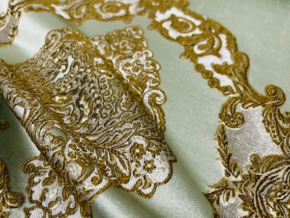 San Leucio Damask Fabric Louis XIV Style Italian Fabric 