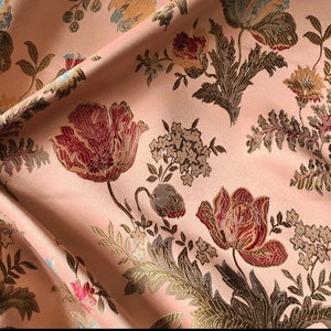 San Leucio Damask Fabric Printed Fabric, Italian Fabric, Printed Fabric, Digital printed Fabric, Fabric by the Meter, Upholstery Fabric