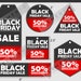 Printable Black Friday Sale Tags, Hang Tags, SALE Signs Download for ...