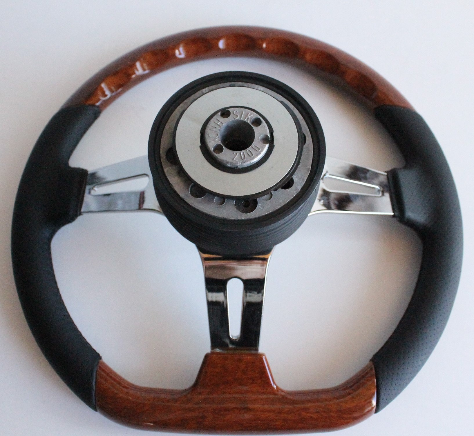 Steering Wheel Fits for Mitsubishi Used Hand Rebuilded Deep Dish