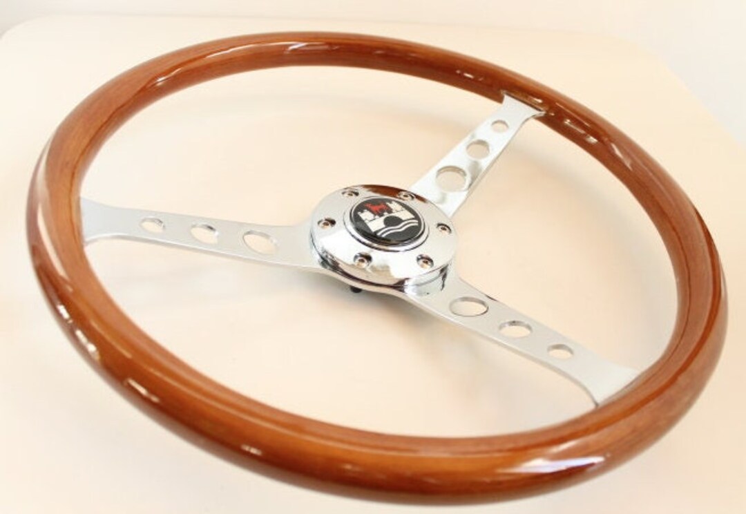 Steering Wheel for Vw Wolfsburg Custom Rebuilded Handmade Wood 380mm