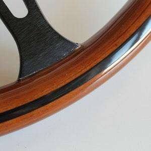 Steering wheel fits For Land Rover Discovery Used custom rebuilded Wood 380mm Wooden Land Rover Discovery 2 1998 - 2004