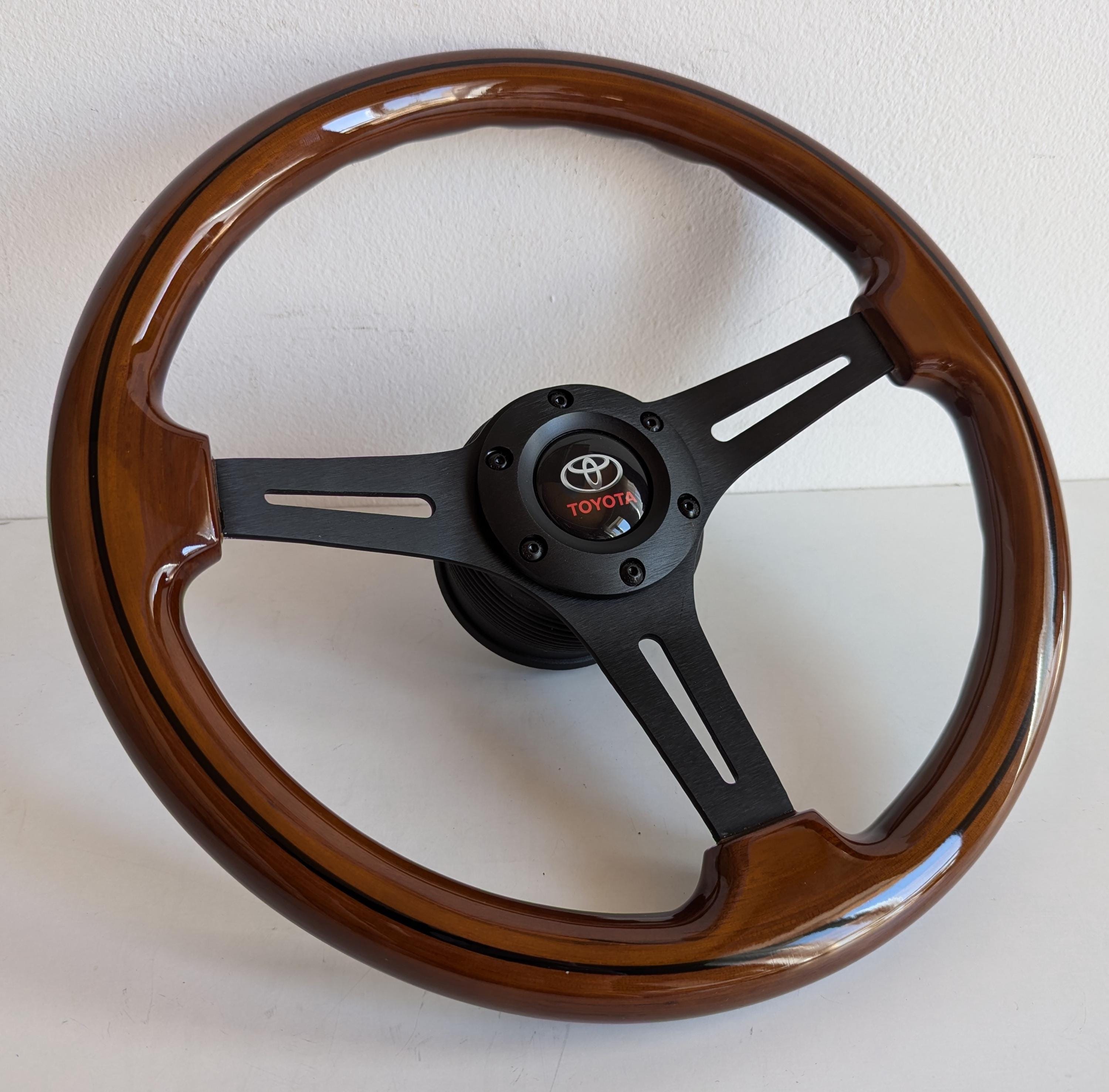 芸能人愛用のおすすめ最新情報 Wheel Steering Fits Hand Wood Rebuild Custom Used TOYOTA for パーツ
