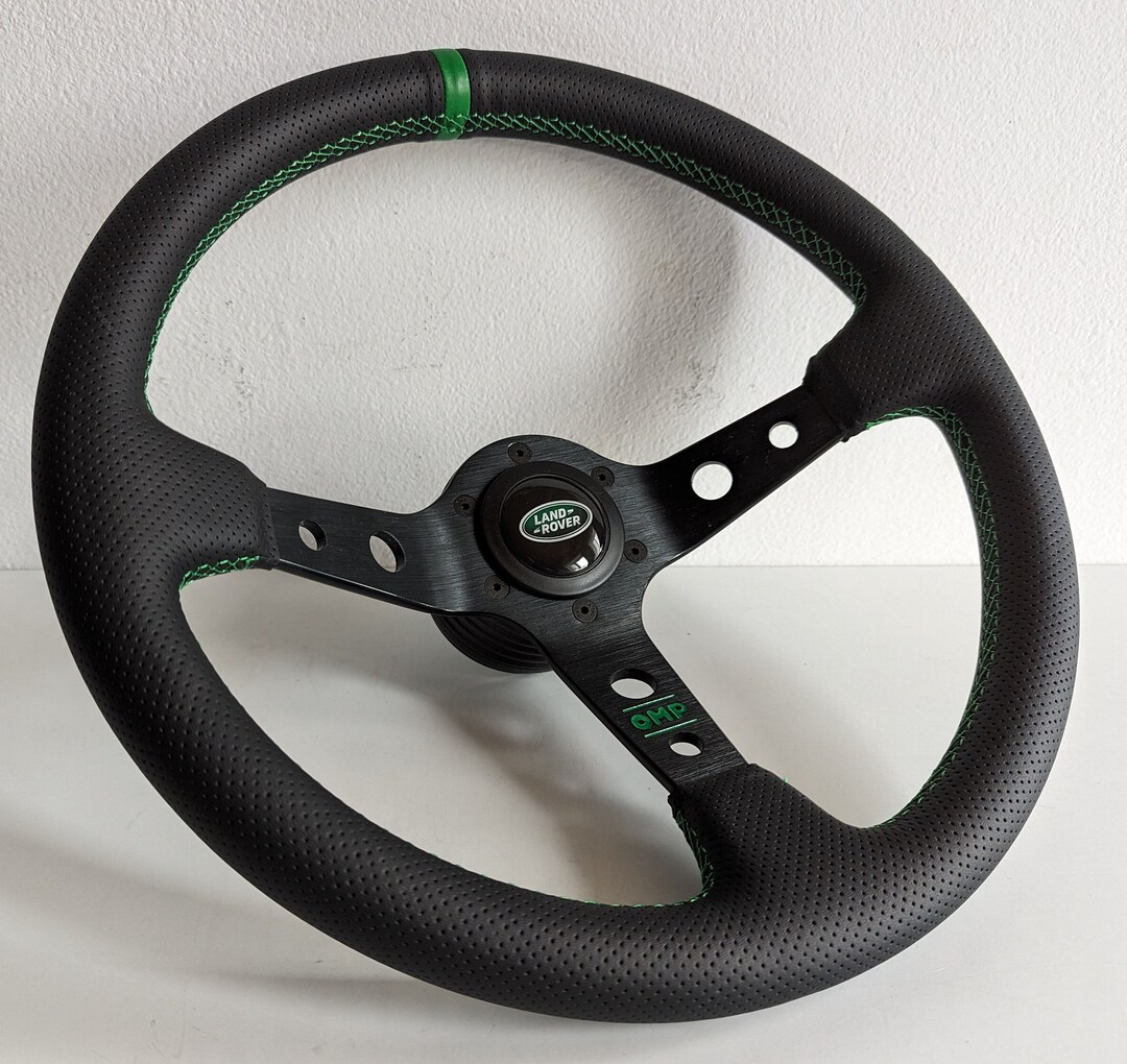 Steering Wheel Fits for Land Rover Used Custom Rebuilded Perforated ...