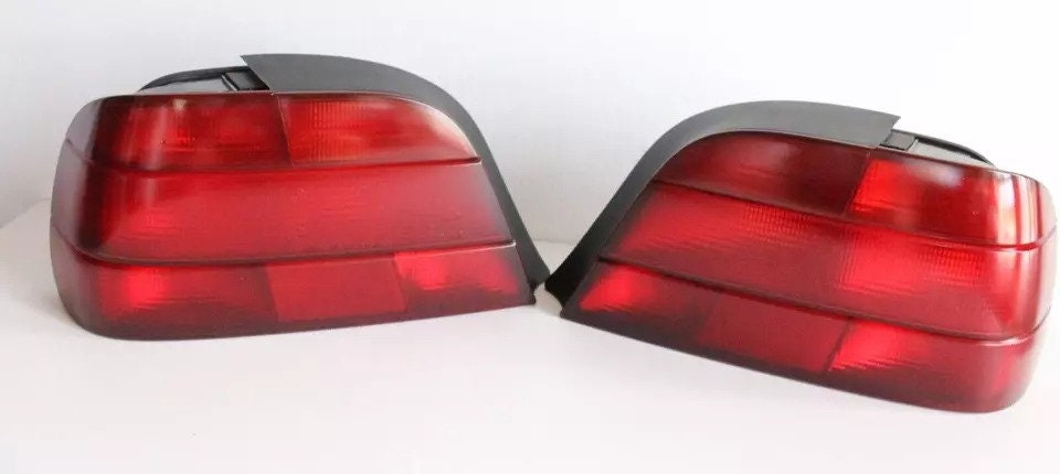 Rückleuchten BMW E38 7er 1994-1998 Kundenspezifisch umgebaut Alles Rot und Weiss Von Hand Kundenspezifische Getönte