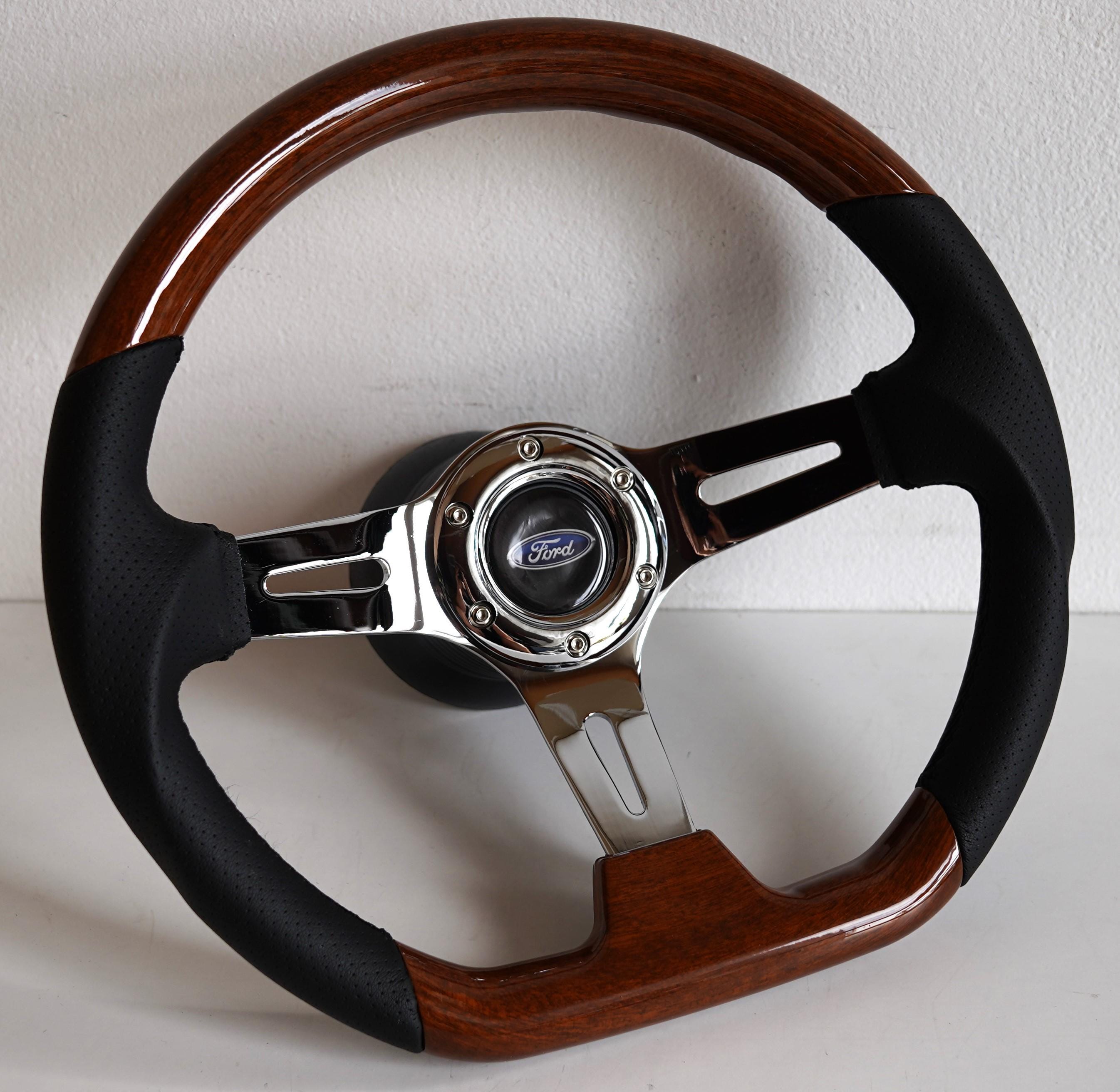 DYNAMIC Wood Steering wheel φ35.0cm Amazon.com: Classic Wood Steering Wheel 14inch 350mm