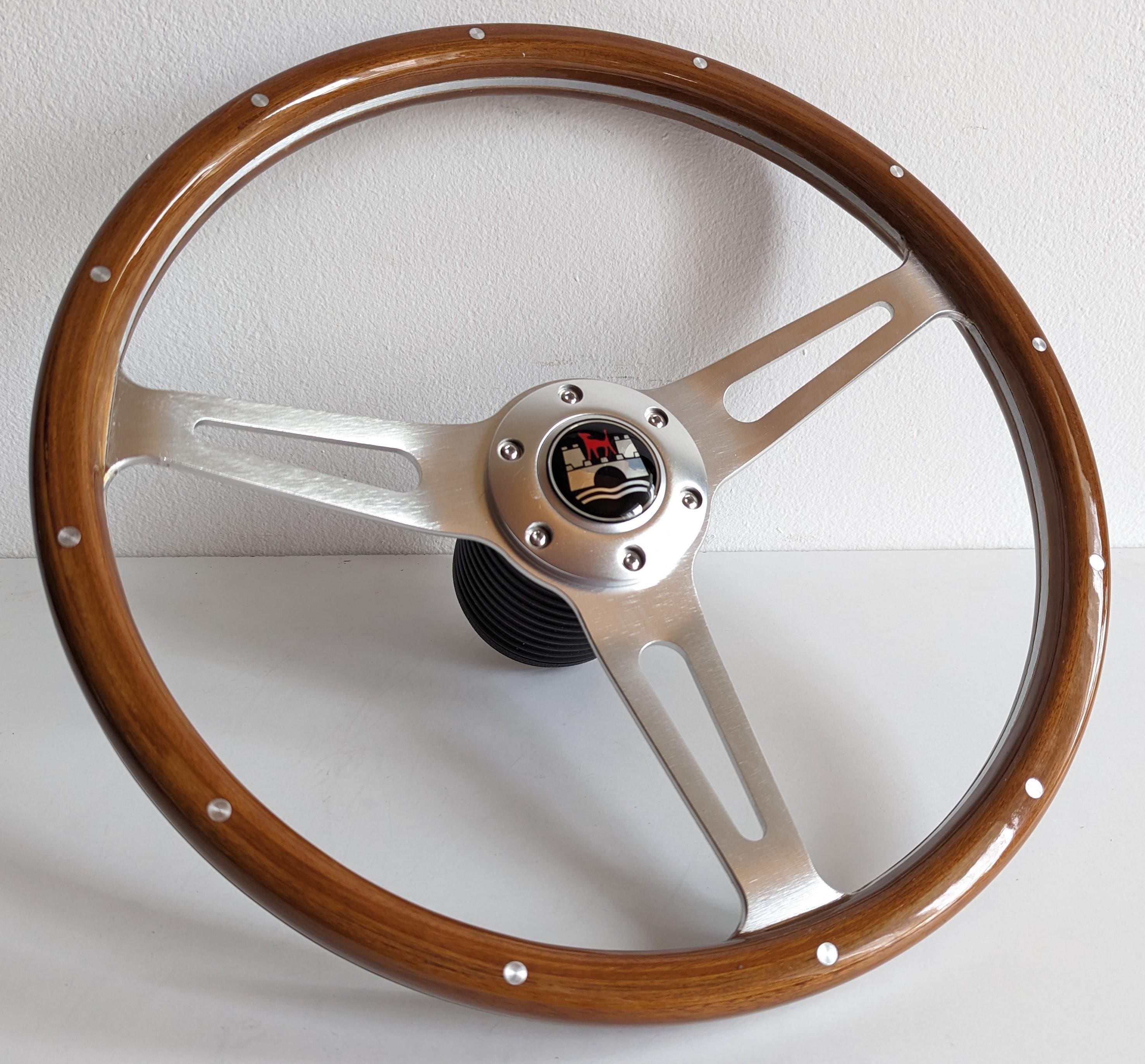 Steering Wheel Fits for VW Wolfsburg Used Custom Rebuild Wood