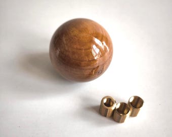 Gear Knob  Manual Wood Handmade Wooden Shifter Universal New round ball Custom