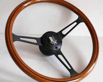 Steering Wheel Fits for TRIUMPH Used Custom Rebuilded Wood Black