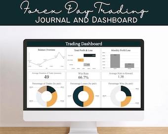 Eenvoudig Forex Day Trading Journal en Dashboard | Digitaal Forex-dashboard | Google Spreadsheets Forex Day Trading Journal | Hulpmiddelen voor daghandelaars