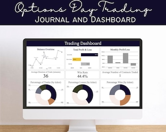 Trading Journal Dashboard - Etsy