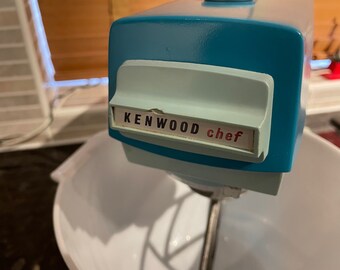 Kenwood Chef A701 Blue With Light Blue Trim Fully Refurbished/PAT Test  Extras Food Mixer