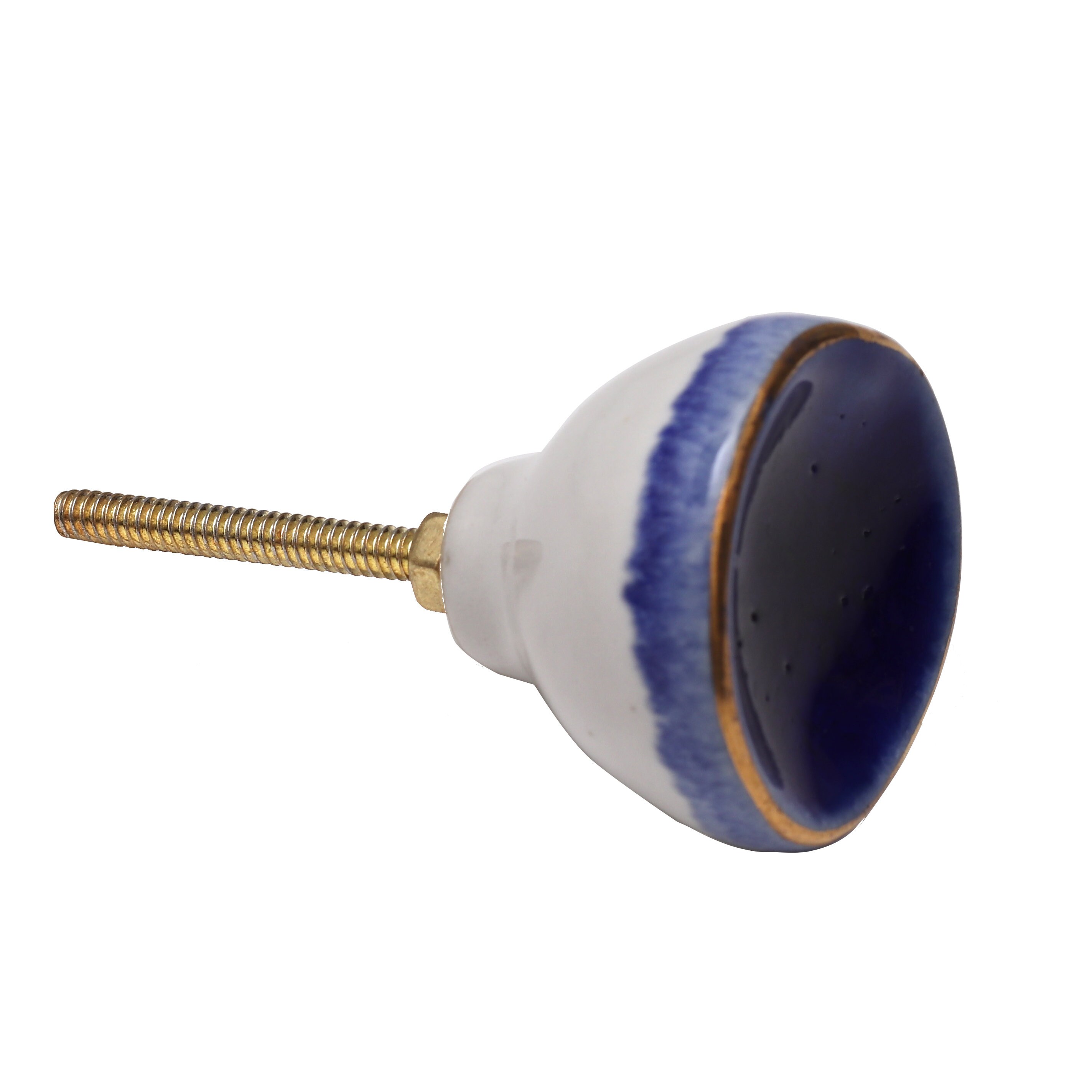 Ceramic Blue Knob/handmade Ceramic Chemical Knobs/glazed Etsy UK