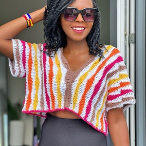 Crochet Easy Wavy Sommer Top PDF geschrieben Muster