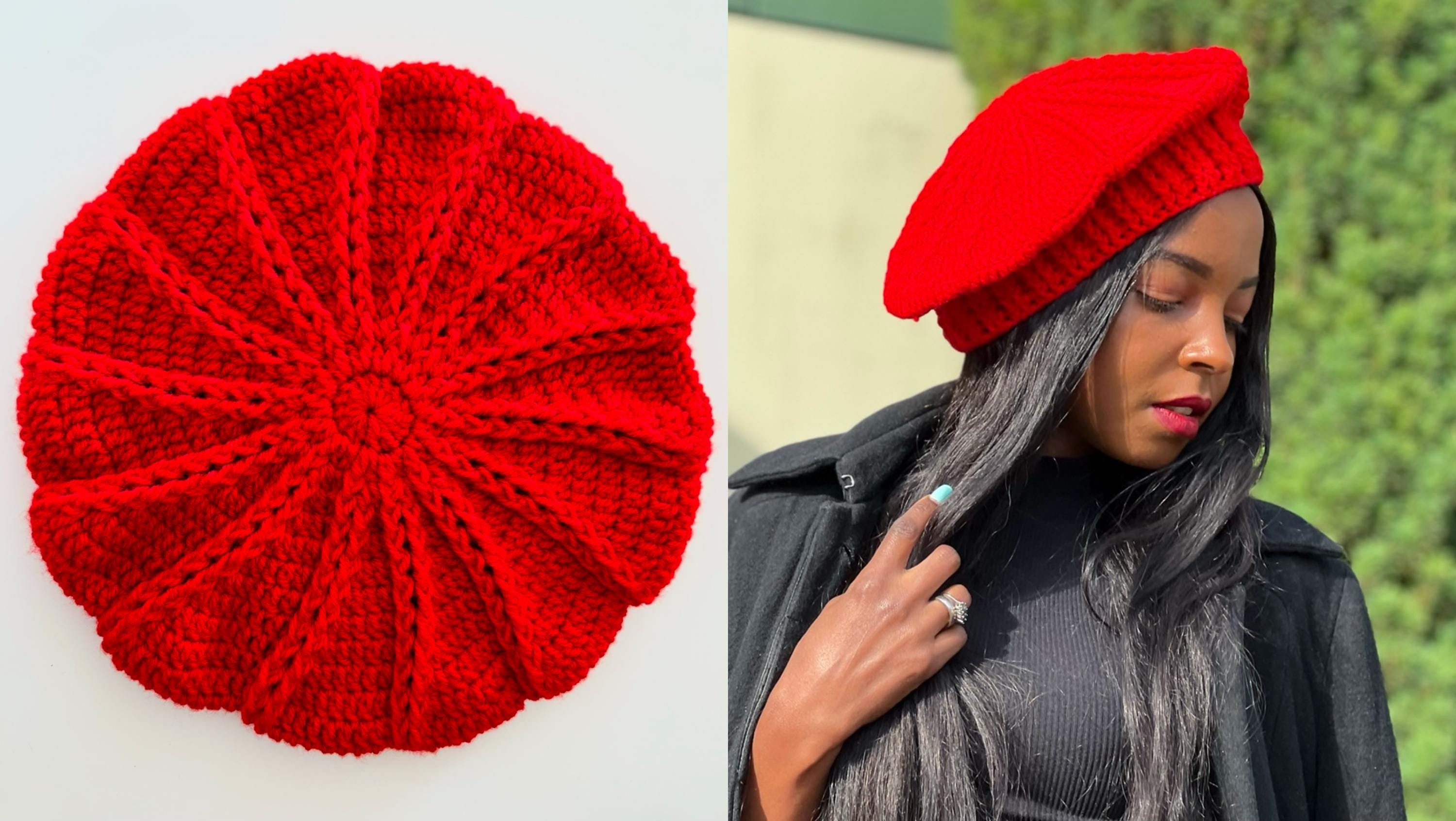 COOTIE PRODUCTIONS 　Crochet Knit Beret Crochet Beret Hat - YouTube
