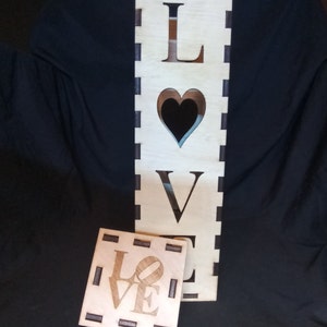 Love and Hearts Wine Box