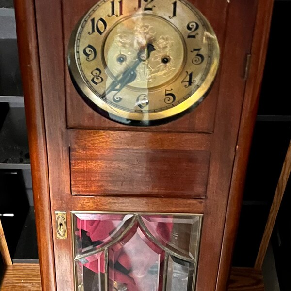Antique Wall Clock Etsy