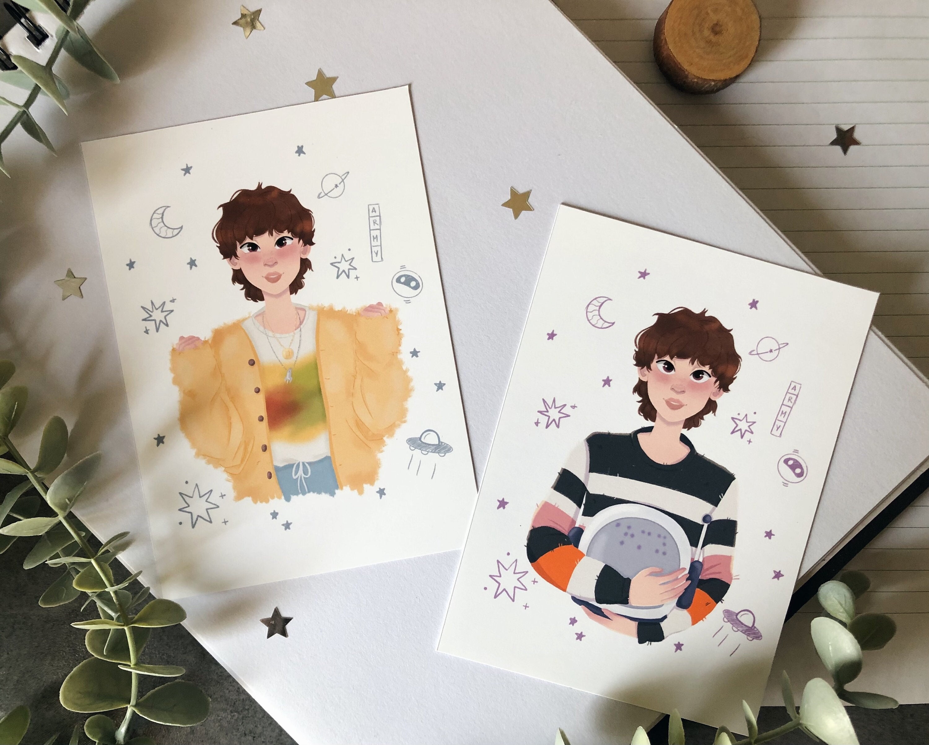 Bts Cartoon Drawing - Etsy Bts Cartoon Drawing - Etsy