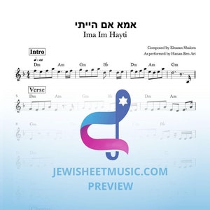 Ima Im Hayti – Hanan Ben Ari. Notenblatt mit Akkorden