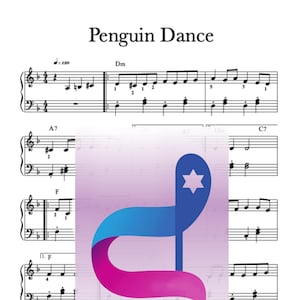 Penguin Dance. Easy piano sheet music