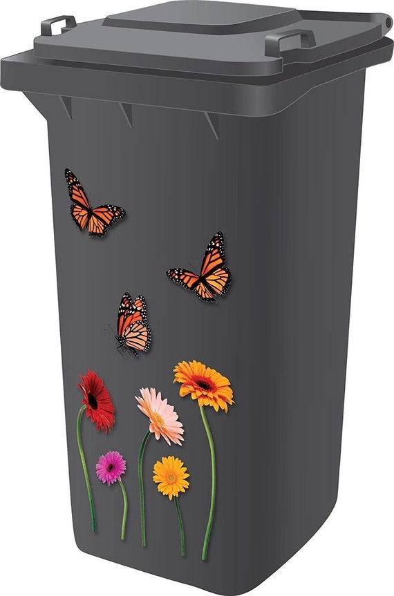 Designer Wheelie Bin Vinyl Self Adhesive Stickers for Dustbin Etsy