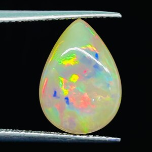 5.00 Cts Natural Ethiopian Opal 15x11mm Oval Flashy Untreated Loose Gemstone