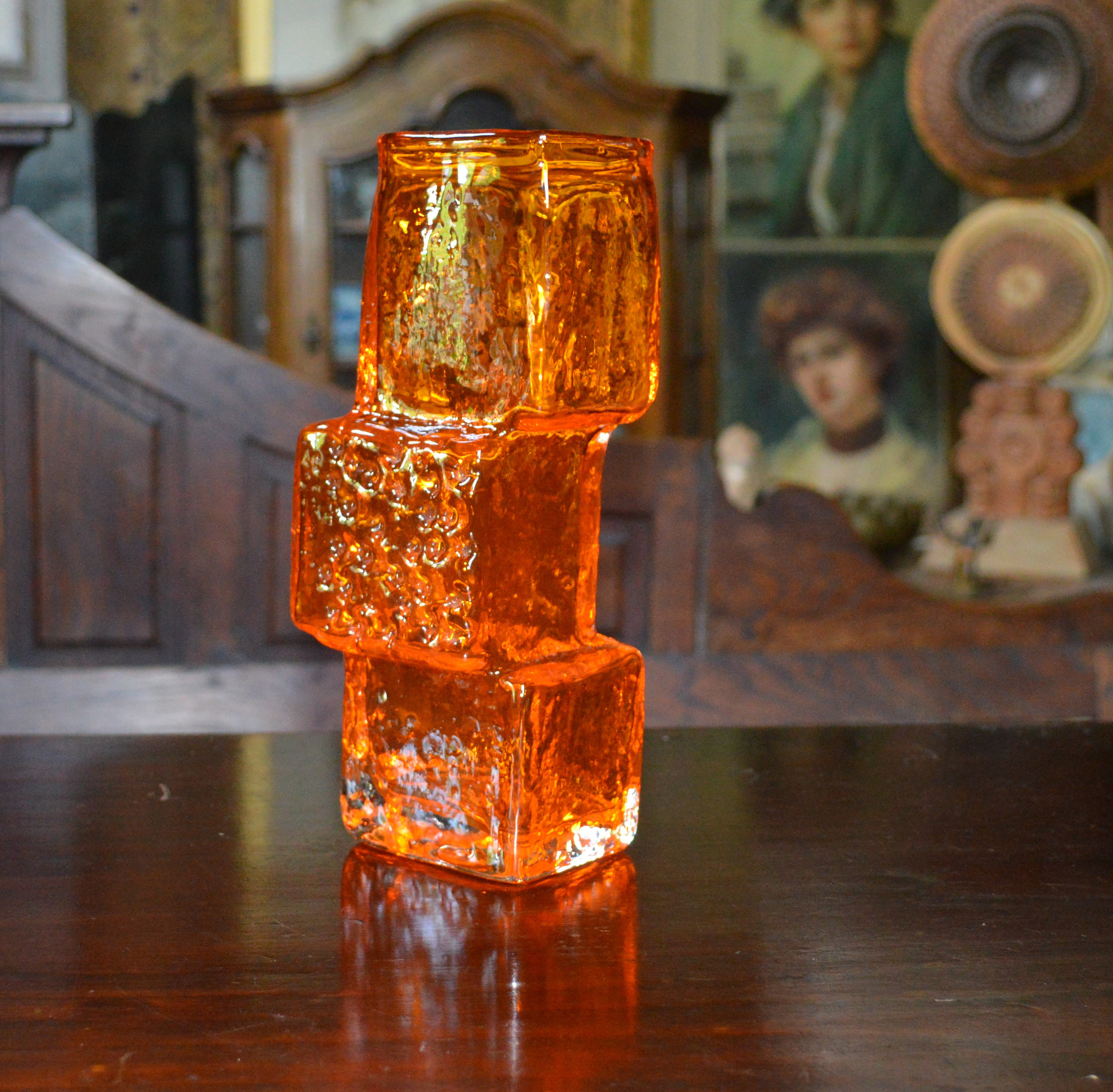 ビンテージ花瓶(Whitefriars GLASS 1969年-)