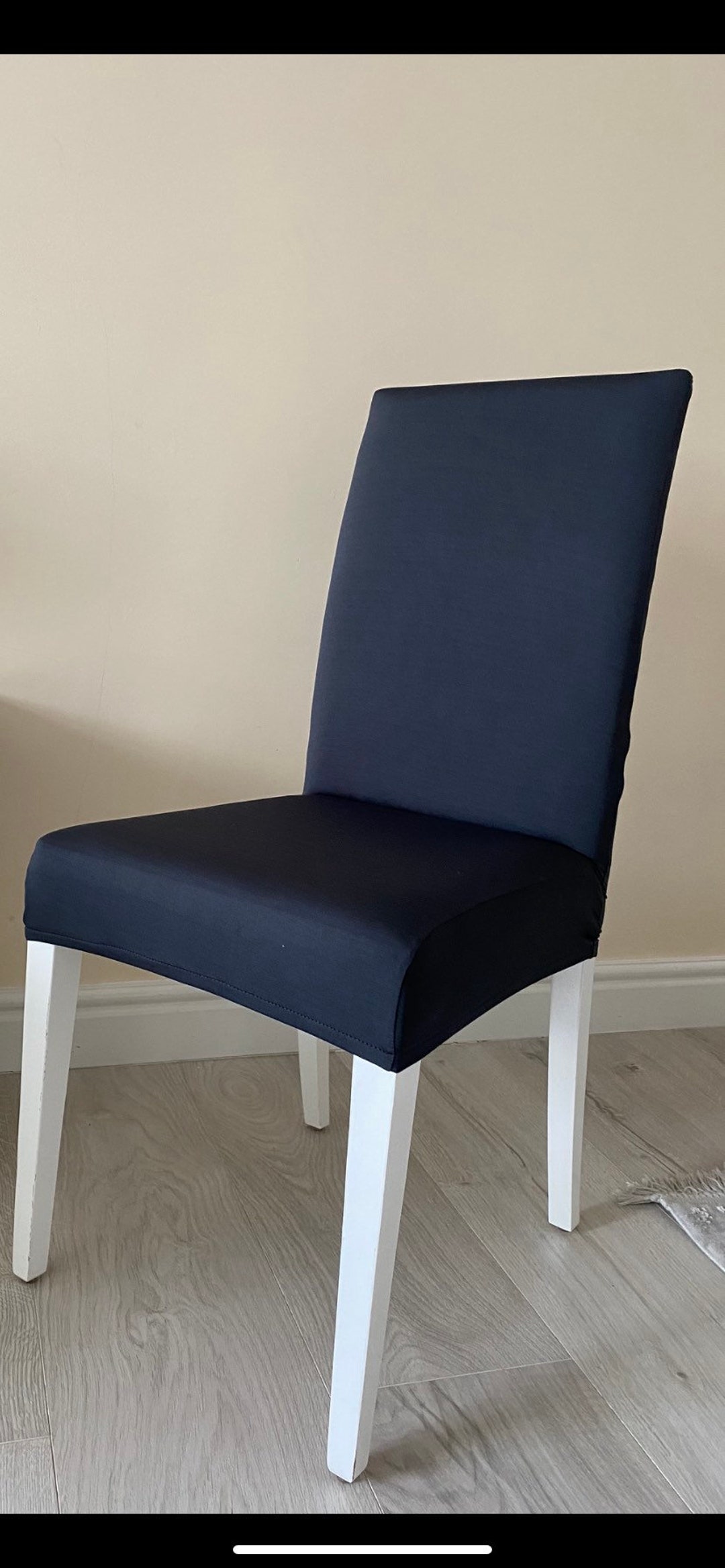 Navy Dark Blue Dining Chair Covers Set of 6 Luxury Premium - Etsy Australia